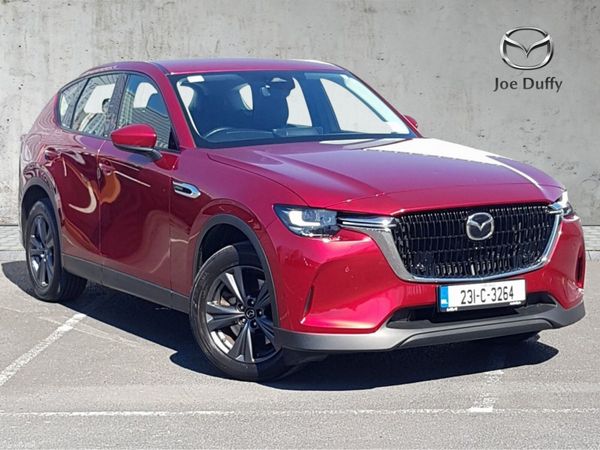 Mazda CX-60 SUV, Petrol Plug-in Hybrid, 2023, Red