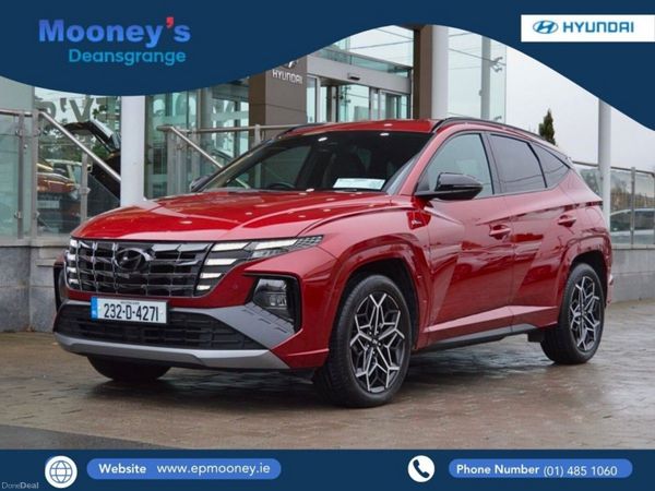 Hyundai Tucson SUV, Petrol Plug-in Hybrid, 2023, Red