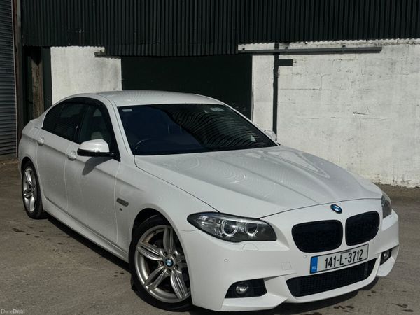 BMW 5-Series Saloon, Diesel, 2014, White