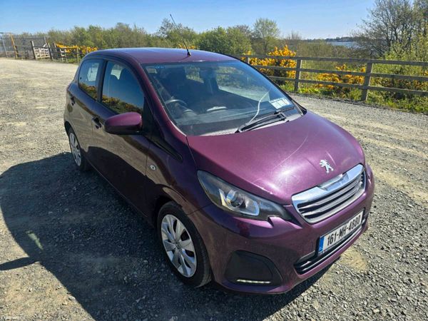 Peugeot 108 Hatchback, Petrol, 2016, Purple
