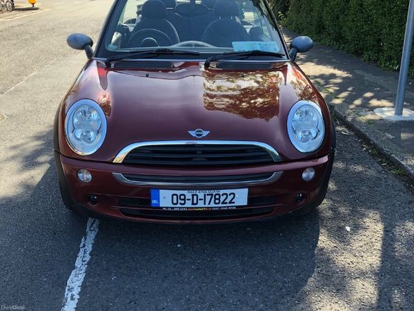 Mini One Convertible, Petrol, 2009, Red