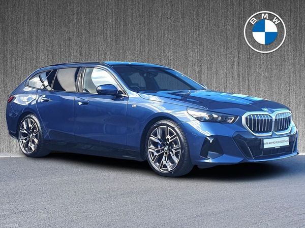 BMW 5-Series Estate, Petrol Plug-in Hybrid, 2025, Blue
