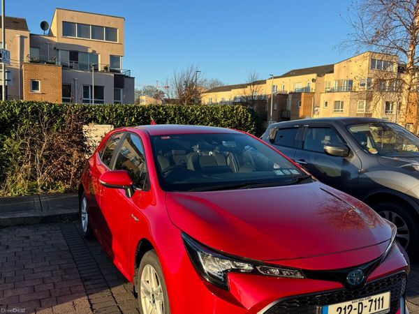 Toyota Corolla Hatchback, Petrol Hybrid, 2021, Red