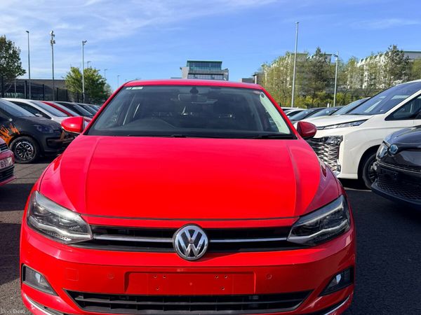 Volkswagen Polo Hatchback, Petrol, 2018, Red