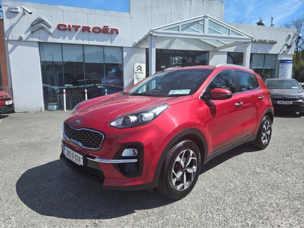 Kia Sportage MPV, Diesel Hybrid, 2020, Red