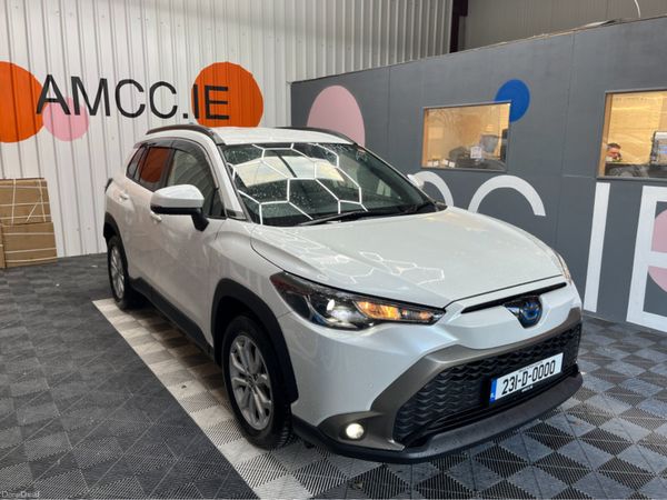 Toyota Corolla Cross SUV, Petrol Hybrid, 2023, White