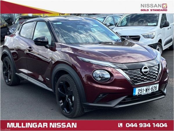 Nissan Juke SUV, Petrol Hybrid, 2025, Red