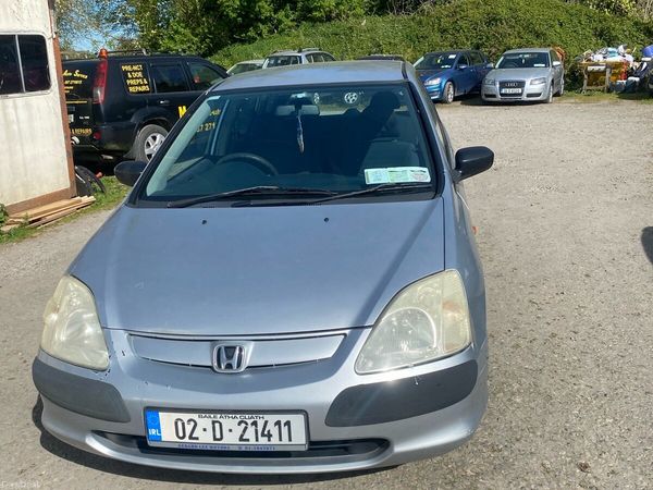 Honda Civic Hatchback, Petrol, 2002, Silver