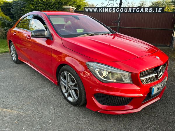 Mercedes-Benz CLA Saloon, Petrol, 2015, Red