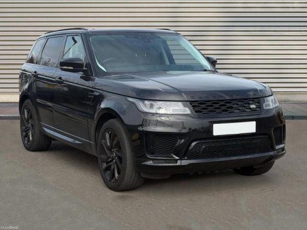 Land Rover Range Rover Sport SUV, Petrol Hybrid, 2021, Black
