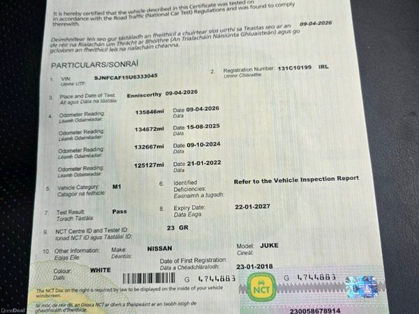 Nissan Juke SUV, Diesel, 2013, White