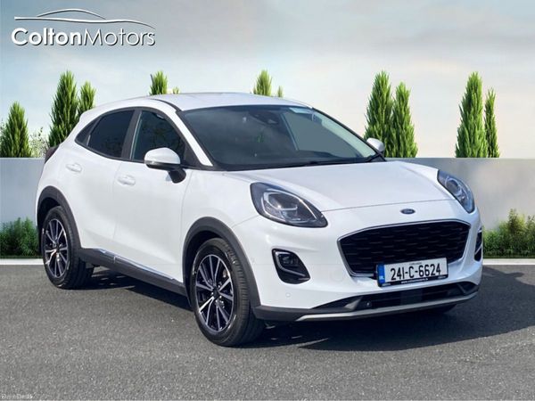 Ford Puma SUV, Petrol Hybrid, 2024, White