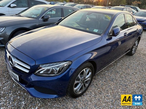 Mercedes-Benz C-Class Saloon, Diesel, 2017, Blue