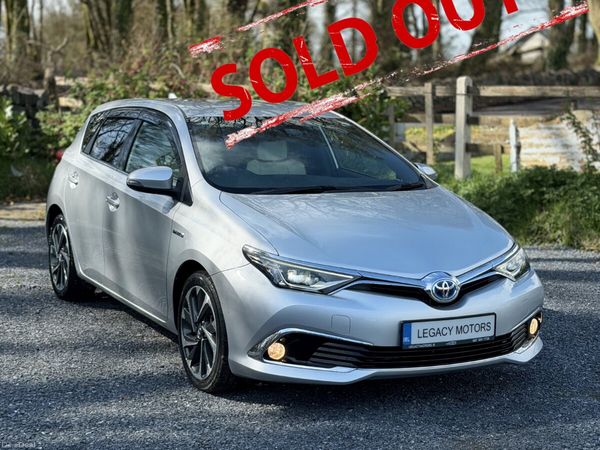 Toyota Auris Hatchback, Petrol Hybrid, 2017, Silver
