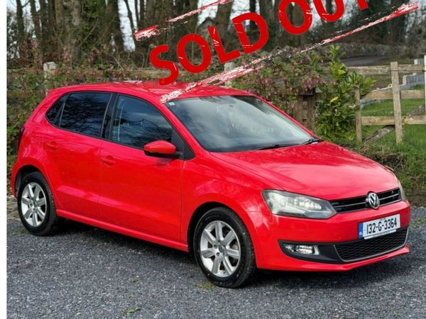 Volkswagen Polo Hatchback, Petrol, 2013, Red