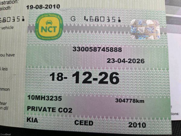 Kia Ceed MPV, Diesel, 2010, Grey