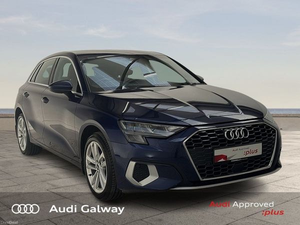 Audi A3 Hatchback, Petrol Plug-in Hybrid, 2021, Blue