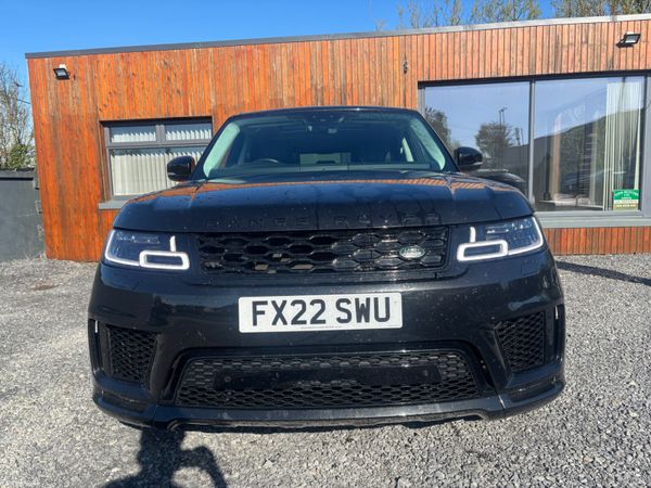 Land Rover Range Rover Sport SUV, Petrol Hybrid, 2022, Black