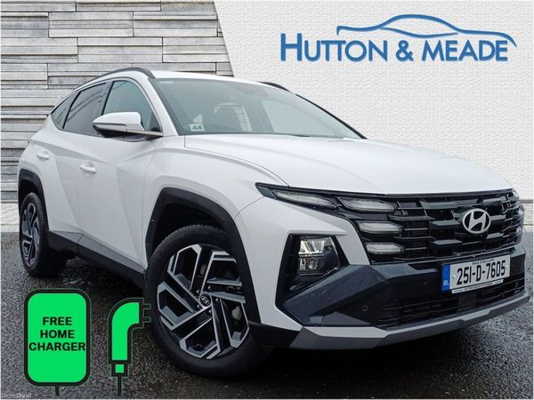 Hyundai Tucson SUV, Petrol Plug-in Hybrid, 2025, White
