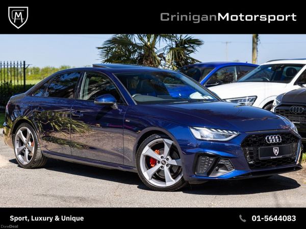 Audi A4 Saloon, Diesel, 2021, Blue