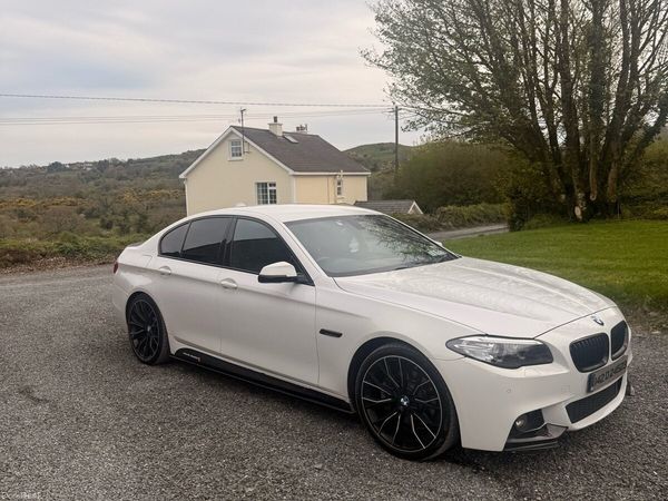 BMW 5-Series Saloon, Diesel, 2014, White