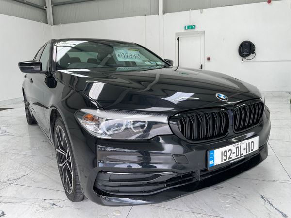 BMW 5-Series Saloon, Petrol Plug-in Hybrid, 2019, Black