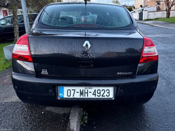 Renault Megane Saloon, Petrol, 2007, Black