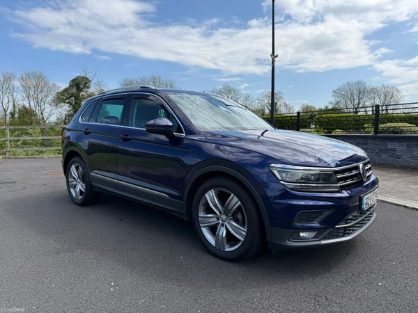 Volkswagen Tiguan SUV, Diesel, 2018, Blue