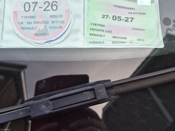 Renault Megane Hatchback, Diesel, 2011, Black