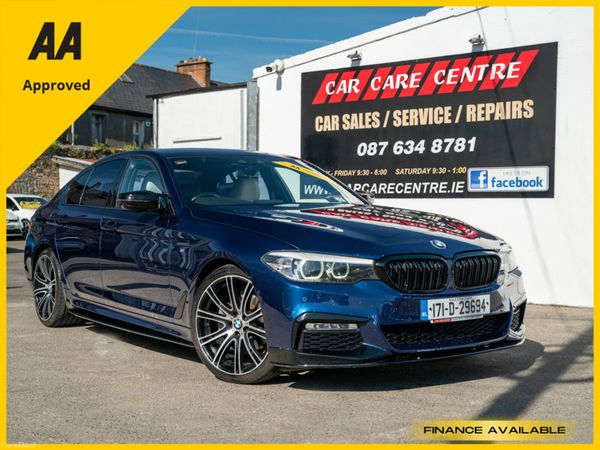 BMW 5-Series Saloon, Diesel, 2017, Blue