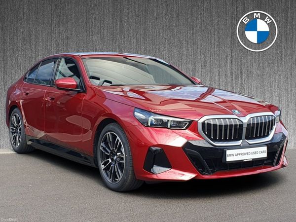 BMW 5-Series Saloon, Petrol Plug-in Hybrid, 2026, Red