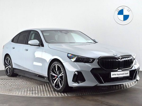 BMW 5-Series Saloon, Petrol Plug-in Hybrid, 2024, Grey