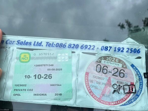 Opel Insignia Hatchback, Diesel, 2010, Blue