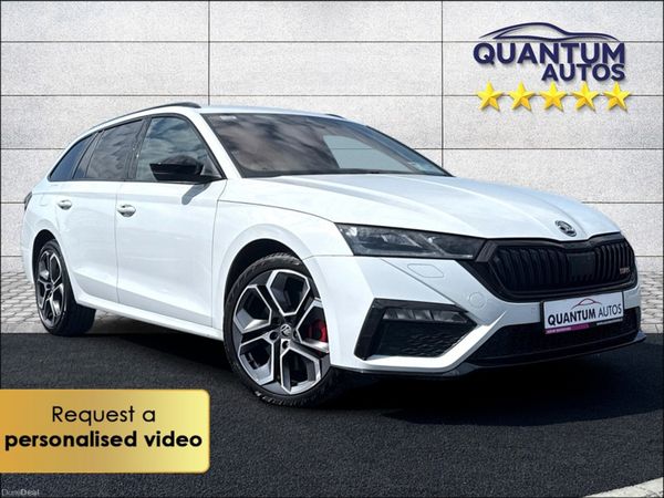 Skoda Octavia Estate, Petrol Plug-in Hybrid, 2021, White
