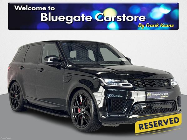 Land Rover Range Rover Sport Estate, Petrol Hybrid, 2022, Black