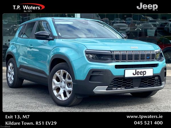 Jeep Avenger SUV, Electric, 2025, Blue