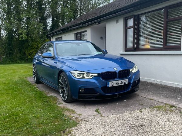 BMW 3-Series Saloon, Petrol Plug-in Hybrid, 2018, Blue