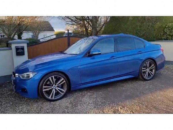 BMW 3-Series Saloon, Petrol Plug-in Hybrid, 2016, Blue
