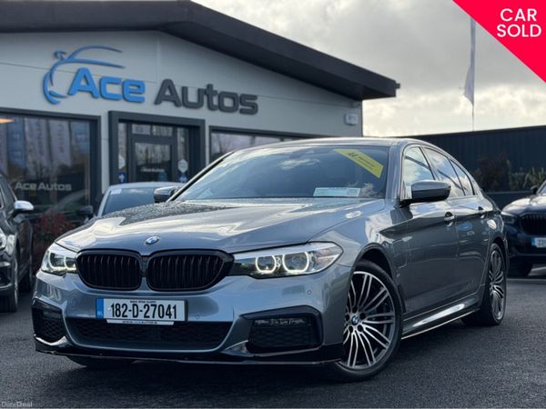 BMW 5-Series Saloon, Petrol Plug-in Hybrid, 2018, Grey