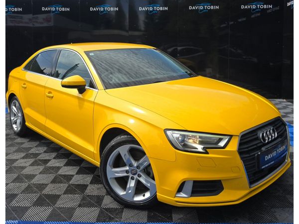 Audi A3 Saloon, Petrol, 2017, Yellow
