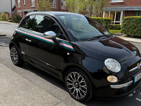 Fiat 500 Hatchback, Petrol, 2012, Black