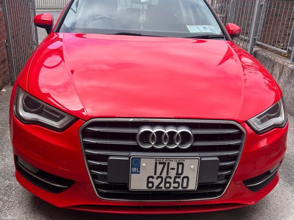 Audi A3 Hatchback, Petrol, 2017, Red