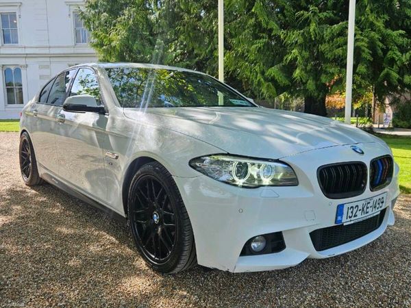 BMW 5-Series Saloon, Diesel, 2013, White