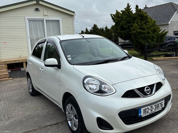 Nissan March Hatchback, Petrol, 2018, White