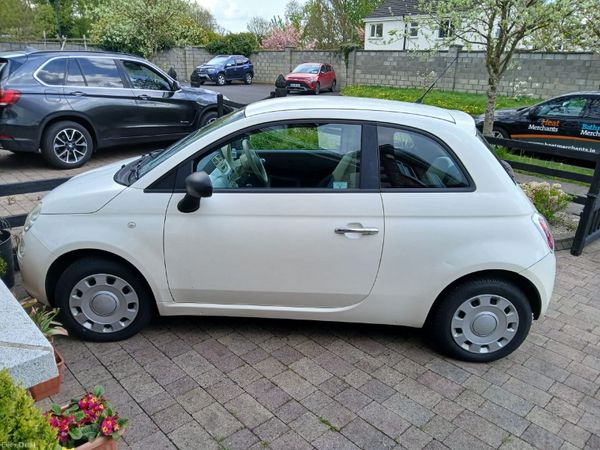 Fiat 500 Hatchback, Petrol, 2010, White