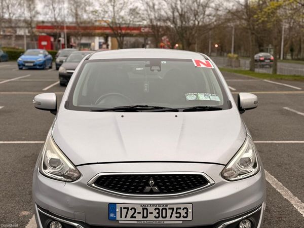 Mitsubishi Mirage Hatchback, Petrol, 2017, Silver