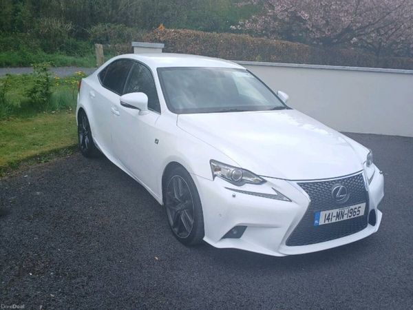 Lexus IS Saloon, Petrol Hybrid, 2014, White