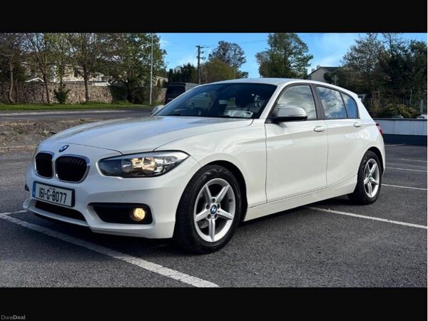 BMW 1-Series Hatchback, Diesel, 2016, White
