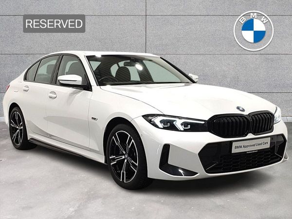 BMW 3-Series Saloon, Petrol Plug-in Hybrid, 2023, White