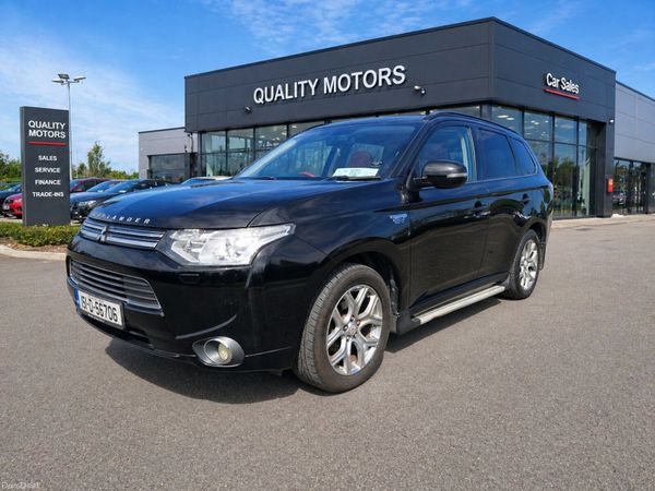 Mitsubishi Outlander SUV, Petrol Plug-in Hybrid, 2015, Black